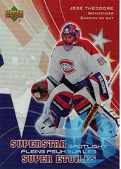 2005-06 Upper Deck McDonald's Superstar Spotlight Jose Theodore #SS6